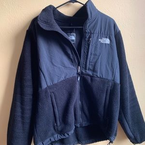 North face fleece zip up Black sz L